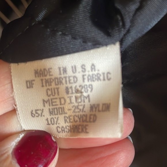 ⚔️⚔️⚔️BOGOHO ⚔️⚔️⚔️Blue and Green Plaid Wool Blend Jacket - Picture 9 of 10